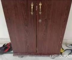 shoes rack double door