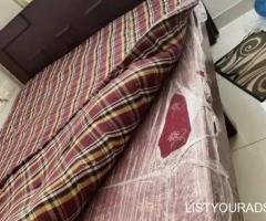 queen size bed with two mattress