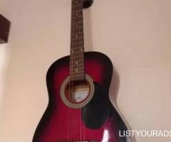 Acoustic Guitar (3ft x 1.2ft) for sale