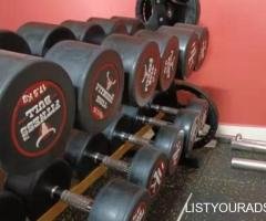 Full Dumbbells, barbell Set with RackJust 4 Months Old