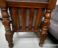 Elegant Teak wood Sofa set